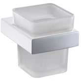 Acl Eden Tumbler and Holder Chrome, Matte Black, Chrome and White